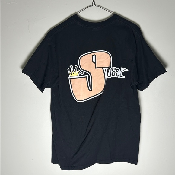 Stussy Black Graphic T-Shirt - Picture 3 of 3